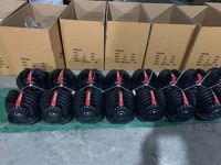 Haltères réglables Iron Home Gym 24KG avec poignée antidérapante - Équipement de fitness