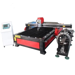 Machine de découpe CNC Senke SKZ 1530 avec passage rotatif pour la découpe plasma CNC de tôles métalliques - Product Image 1