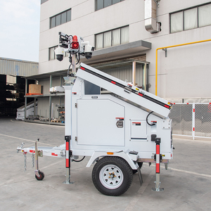 Remolque CCTV independiente alimentar por energia Solar, con Detector de movimiento y lucis de seguridad - Product Image 5