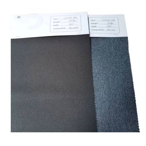 Telas mezcladas de lana pieza de nailon de lana teñida color clásico peso pesado cálido suave tela de abrigo de doble cara - Product Image 3