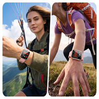 Smartwatch AOC alla Moda per Uomo e Donna, Fitness Tracker BT, Impermeabile IP68, Orologio per la Salute con Modalità Multi-Sport e Lunga Durata della Batteria