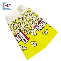 Boîte de pop-corn en papier jetable cinéma emballage alimentaire à emporter boîte de pop-corn en papier imprimé avec logo personnalisé