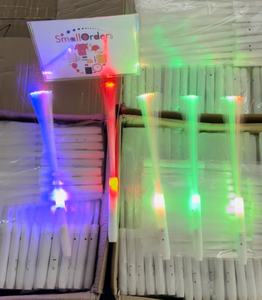 LED leuchten bunte blinkende Leucht stab Werbe party liefert Festival Events Glasfaser Zauberstab Neuheit Geschenke Artikel - Product Image 5