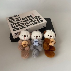 <span class=keywords><strong>Porte</strong></span>-clés en peluche de <span class=keywords><strong>loutre</strong></span> de mer de 15 cm - Forme 3D douce et écologique, <span class=keywords><strong>porte</strong></span>-clés léger pour sacs et pendentifs - Product Image 2