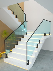 Support de fixation en acier inoxydable 201 <span class=keywords><strong>pour</strong></span> <span class=keywords><strong>garde</strong></span>-<span class=keywords><strong>corps</strong></span> en verre, pince de fixation <span class=keywords><strong>pour</strong></span> verre, <span class=keywords><strong>garde</strong></span>-<span class=keywords><strong>corps</strong></span> d'escalier, adapté aux escaliers et aux balcons - Product Image 6