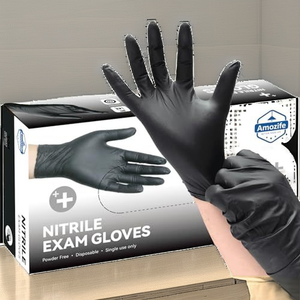 Wholesale Black Powder Free Latex <b>Gloves</b> Medium High Quality Household Disposable <b>Gloves</b> for Summer Winter Fall Cleaning - Product Image 2