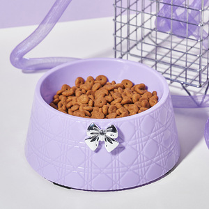 Gamelle pour chat, gamelle pour animal de compagnie, antidérapante, anti-renversement, gamelle pour chien avec nœud, grande capacité, nouveau style. - Product Image 1
