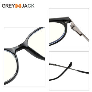 Gafas Greyjack ovaladas antiluz azul para mujer, montura transparente TR90, monturas de gafas resistentes a los rayos UV 72009 - Product Image 1