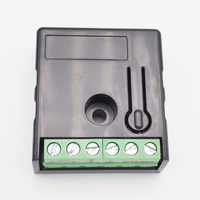 Mini récepteur de relais sans fil 2 canaux 433 MHz à grande capacité de stockage DC12/24V pour télécommande RF