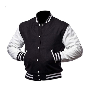 Vestes universitaires d'hiver légères et respirantes de style High Street pour hommes avec col montant Logo avant Design à capuche 100% laine - Product Image 5