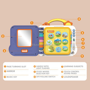 Juguete Educativo 2026, Libro Interactivo de Primeras Palabras para Bebés en Inglés y Español con Páginas Resistentes, Regalos para Bebés - Product Image 3