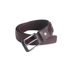 Cinturón de Cuero Vacuno Negro Formal con Hebilla de Acero, Diseño Sólido y Duradero, Precio Directo de Fábrica - Product Image 4