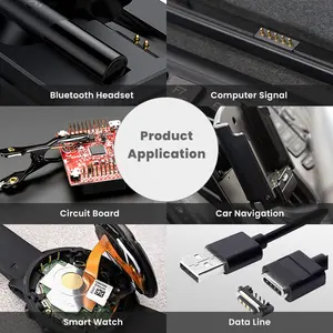 Tùy chỉnh chiều dài đường kính 5V 1A 12V 2A <span class=keywords><strong>pin</strong></span> duy nhất Dip chiều cao 9mm mạ vàng brass <span class=keywords><strong>POGO</strong></span> <span class=keywords><strong>Pin</strong></span> - Product Image 5