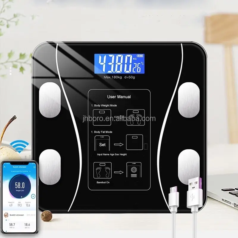 BL-2602 Hot Sales CE Rohs Digital Body Composition BMI Scale Bathroom Smart Body Fat analyzer Scale