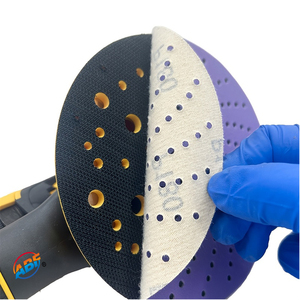 Nhà máy-cung cấp trực tiếp đa-lỗ giấy nhám gốm phim xe sơn pre-cát đĩa cho ô tô refinishing kim loại đánh bóng - Product Image 3