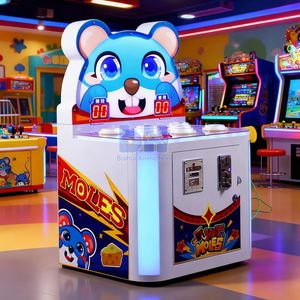 Máquina de Juego Arcade Mini Baihui Animation: Estilo Adorable, Ratón contra Hámster, Empujador de Monedas, Juego de Golpeo con Martillo - Product Image 2
