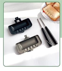 Poêle à sandwich double face pliable, gril, poêle à frire pour pain, machine à petit-déjeuner, appareil à crêpes, outils de cuisine - Product Image 4