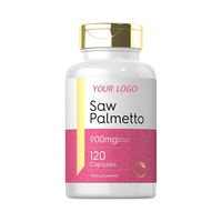 Capsules de palmier à scie de marque privée OEM pour la croissance des cheveux DHT Blocker avec biotine Saw Palmetto Pygeum Bark et thé vert pour adultes