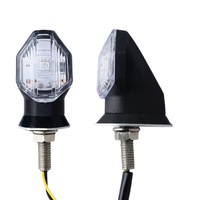 Mini clignotant LED pour moto, indicateur ambre, lumière de remplacement pour Honda Wave Alpha