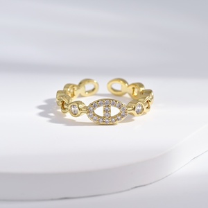 wholesale plata 925 sterling <b>silver</b> <b>cross</b> gold plated <b>ring</b> butterfly unique wedding dainty ladies fashion zircon proposal <b>rings</b> - Product Image 4