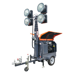 Tours d'éclairage mobiles LED Atlas Copco, originales, pour extérieur, 7,5 m, éclairage portable, solutions d'éclairage pour chantiers de construction - Product Image 4