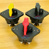 Interrupteur de déconnexion de batterie maître 500A 48V 4 pôles DPST IP67/IP69K, double pôle, robuste, 880175