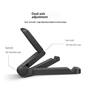 Support universel pliable multifonction pour téléphone portable et tablette, support triangulaire pour personnes paresseuses, dissipation de chaleur, utilisation au lit, pour regarder la télévision - Product Image 5