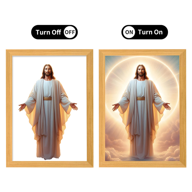 A4 and A5 Led Photo Frame, Pictures Can Be Replaced with Uv Printing, Led Photo Frame