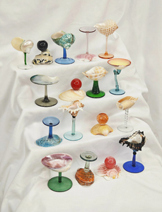 シルバーシーシェルワイングラス独身パーティーシェルマティーニグラス2025人気シルバーセットギフト結婚式花嫁介添人ギフト - Product Image 6