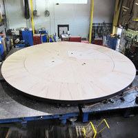 Plate-forme élévatrice de scène rotative hydraulique prix usine/scène tournante ronde circulaire électrique