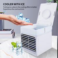 Ventilateur de refroidissement personnel USB portable 3 vitesses réglables avec eau et glace, idéal pour voiture, bureau, chambre