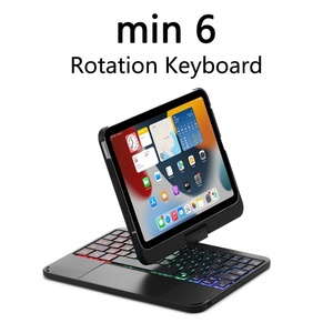 Funda con Teclado Mágico para iPad Mini 6, con Panel Táctil, Plegable y Giratorio, para Apple iPad Mini 6, 6.ª Generación, Teclado Retroiluminado Portátil - Product Image 3