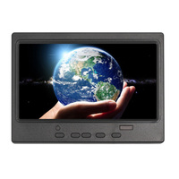 Monitor LCD Digital TFT a Todo Color de 7 Pulgadas, Pantalla Ancha, 370nits, 1024x600, IPS LED, para Computadora de Escritorio