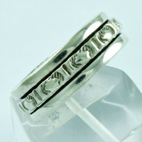 Bague tournante unisexe en argent sterling 92,5 de qualité supérieure, sertissage invisible, pour mariages, fiançailles et fêtes en Inde