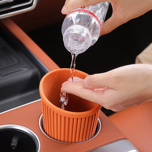Poubelle de voiture en silicone étanche pour porte-gobelet, bac de rangement pour <span class=keywords><strong>parapluie</strong></span>, anti-fuite, multi-usage, pour <span class=keywords><strong>BMW</strong></span> Toyota Honda - Product Image 3