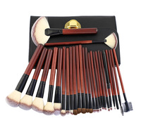 Vente chaude Animal Cheveux Maquillage Brosse Ensemble Super Doux Poils Grand Poudre Libre Blush 26pcs Pinceau De Maquillage Avec Sac