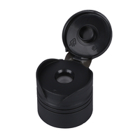 Bouchon de Valve en Silicone noir anti-déversement 24/410, couvercle en plastique Pp, bouchon de Valve en Silicone