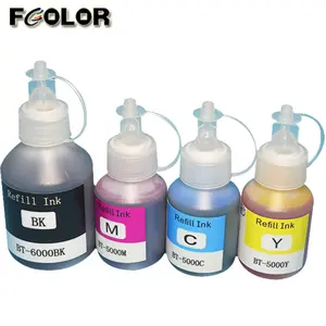 FCOLOR 디지털 인쇄 수성 잉크 리필 염료 잉크 호환 BT5000 BT6000 브라더 프린터 하이 퀄리티 인쇄 잉크
