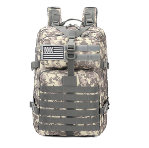 Sacs à dos tactiques de camping et de chasse DFL0324 avec sangles Molle et multiples poches, camouflage noir, vert, kaki, rouge, camouflage numérique - Product Image 2