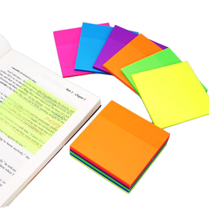 Bloc de <span class=keywords><strong>notas</strong></span> coloridas Uso escolar Juego de <span class=keywords><strong>notas</strong></span> adhesivas autoadhesivas gruesas Llamativo Organización perfecta y <span class=keywords><strong>notas</strong></span> adhesivas de estudio - Product Image 1
