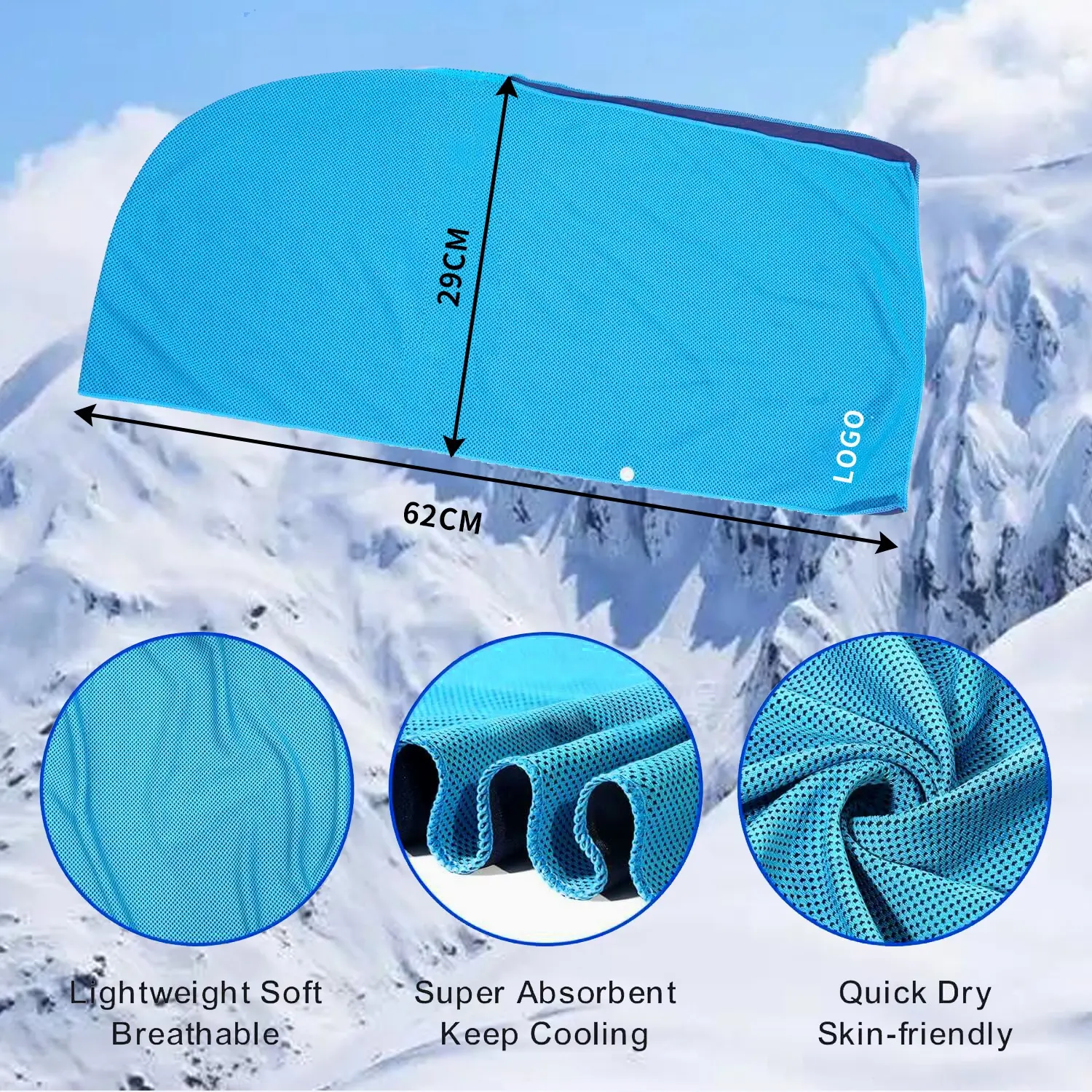 Sport Cooling Hoodies Secado rápido Verano Protección Uv Entrenamiento Senderismo Gimnasio Cooling Hoodie Toalla