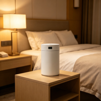 Diffuseur d'arômes multifonctionnel, humidificateur, barre d'oxygène, commande par bouton avec lumière nocturne pour voiture, bureau, hôtel, usage quotidien