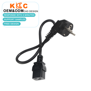สายไฟ CEE 7/17 ถึง C19 10A 125V 6 ฟุต 18AWG สีดำ สำหรับจอคอมพิวเตอร์และเครื่องพิมพ์ - Product Image 3