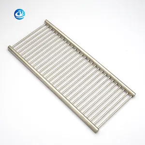 Cast Stainless Steel Grill Grates Non-stick Metal Polishing Surface 10mm 9mm 8mm 6mm Shape Customized Cooking Grid