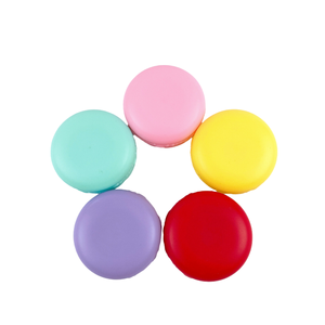 5ml <span class=keywords><strong>Macaron</strong></span> Internet người nổi tiếng Shape <span class=keywords><strong>Mini</strong></span> Mỹ phẩm PP Kem Jar với kem mắt đầy màu sắc dễ thương container - Product Image 1