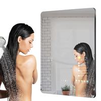 Espejo inteligente de 10,1 "-100" con pantalla táctil, espejo de vidrio mágico, pantalla de espejo de luz LCD montada en la pared