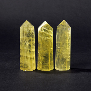 Cristal de Citrino <span class=keywords><strong>Natural</strong></span>, Columna Geométrica, Prisma Hexagonal Pulido, Decoración para el Hogar, Pieza Decorativa de Escritorio, Empaque Exquisito - Product Image 2