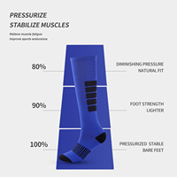 Chaussettes de football pour mollets avec compression rembourrée et soutien de la voûte plantaire pour des performances de match améliorées Commandes en gros pour les équipes