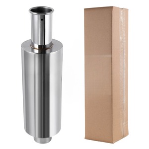 Động cơ nói chung sửa đổi 127 thẳng trống đường kính lớn ống xả bằng thép không gỉ <span class=keywords><strong>Muffler</strong></span> muỗng im lặng trống - Product Image 1