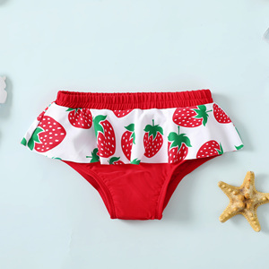 <span class=keywords><strong>Maillot</strong></span> <span class=keywords><strong>de</strong></span> <span class=keywords><strong>bain</strong></span> 2 pièces imprimé <span class=keywords><strong>fraise</strong></span> pour enfant, <span class=keywords><strong>maillot</strong></span> <span class=keywords><strong>de</strong></span> <span class=keywords><strong>bain</strong></span> 2 pièces pour bébé, rouge, pompon, plage, été - Product Image 6